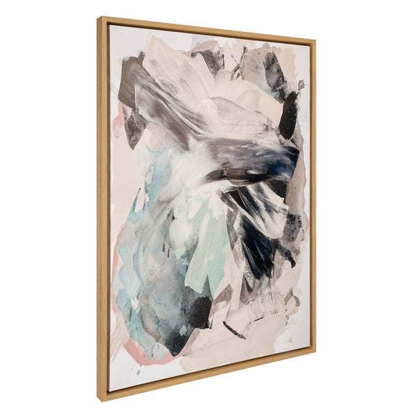 kate & laurel Sylvie Painted Flow II Framed Canvas by Amy Lighthall