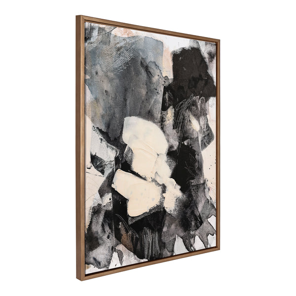 kate & laurel Sylvie Painted Flow III Framed Canvas by Amy Lighthall