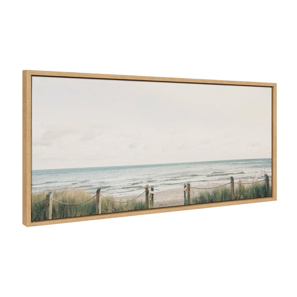kate & laurel Sylvie Pale Sky Framed Canvas by Emiko and Mark Franzen of F2Images
