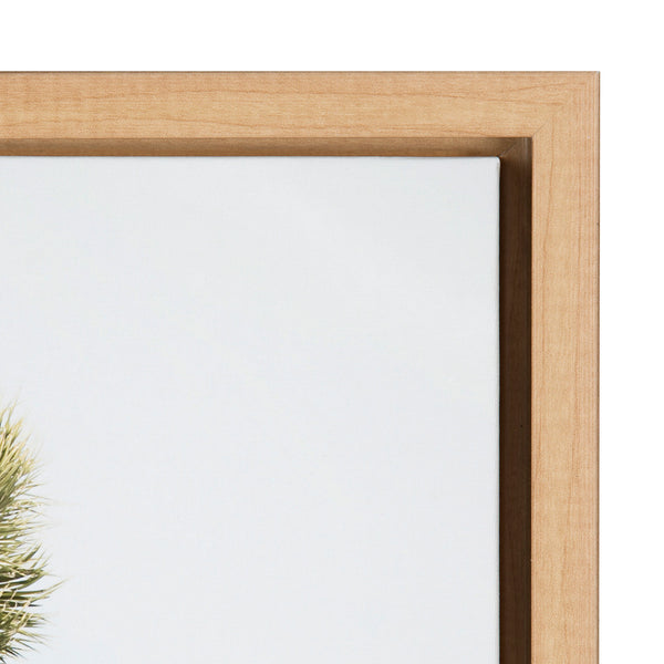 Kate & Laurel Sylvie Palm Trees Above Framed Canvas By Shawn St. Peter
