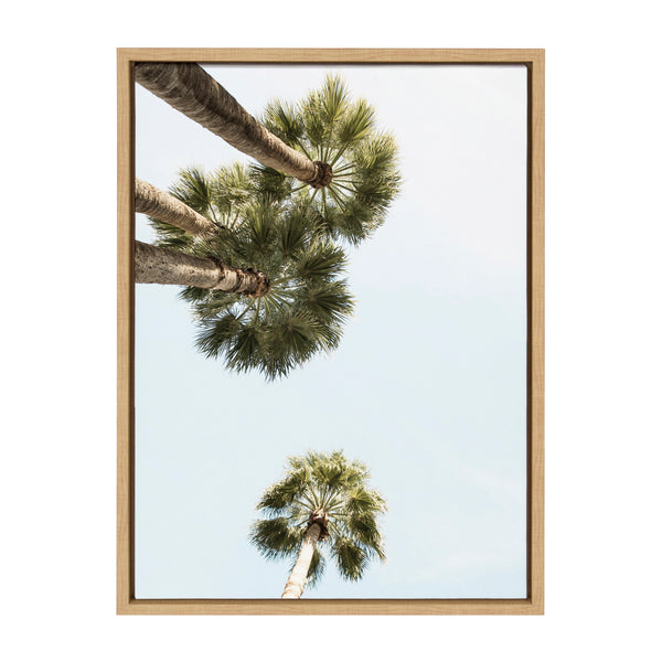 kate & laurel Sylvie Palm Trees Above Framed Canvas By Shawn St. Peter