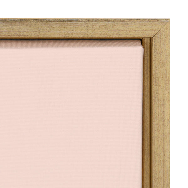 Kate & Laurel Sylvie Palm Trees And Sun Framed Canvas By Kendra Dandy