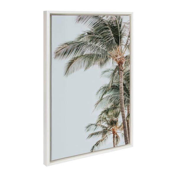 Kate & Laurel Sylvie Palm Trees Framed Canvas By Alicia Abla