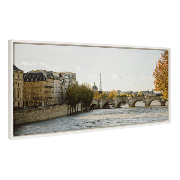 kate & laurel Sylvie Paris No 8 Framed Canvas by Crystal Lynn Collins