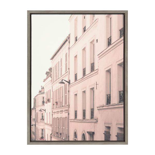 kate & laurel Sylvie Parisian Perspective Framed Canvas by Caroline Mint