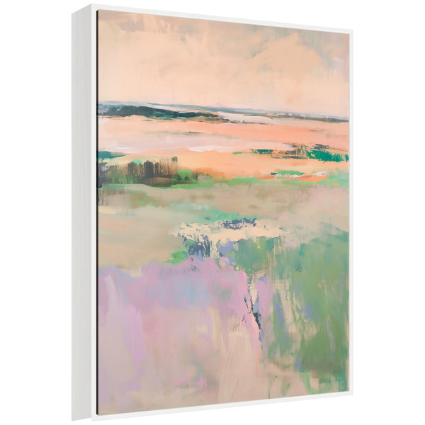 Kate & Laurel Sylvie Pastel Horizon II Framed Canvas By Amy Lighthall