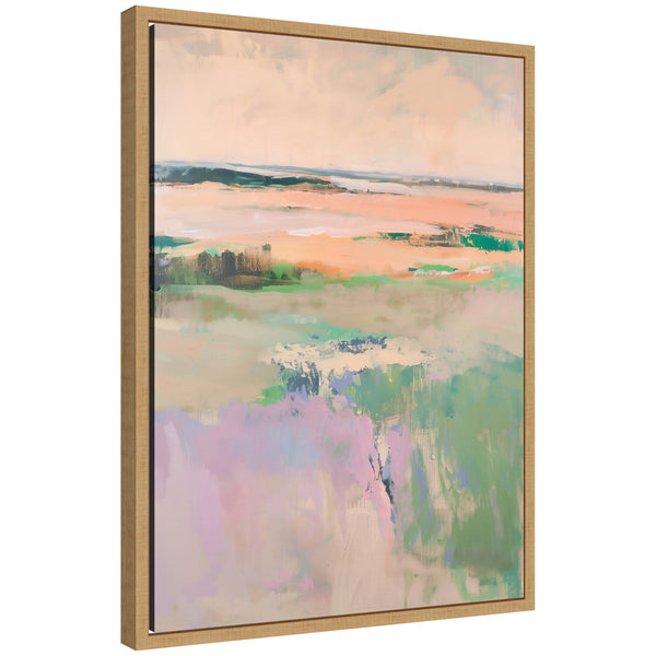 kate & laurel Sylvie Pastel Horizon II Framed Canvas by Amy Lighthall