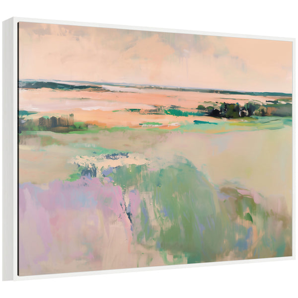 kate & laurel Sylvie Pastel Horizon III Framed Canvas by Amy Lighthall