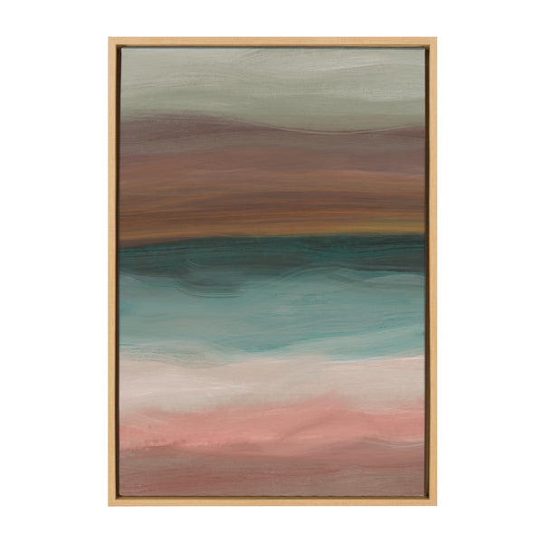 Kate & Laurel Sylvie Peace Framed Canvas By Oris Eddu