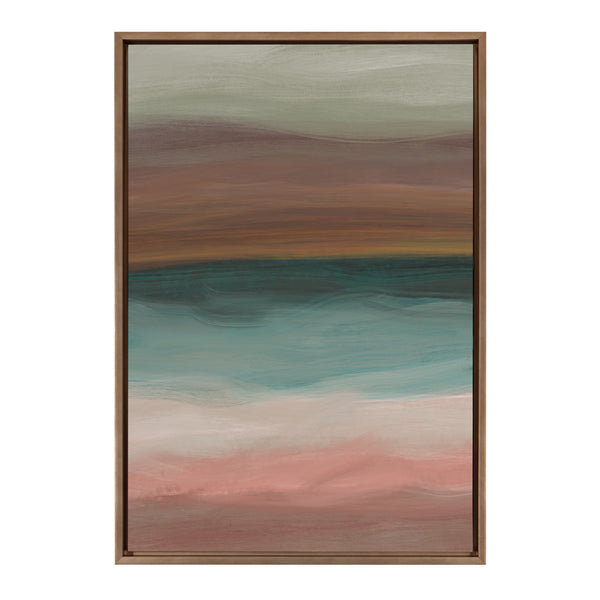 kate & laurel Sylvie Peace Framed Canvas by Oris Eddu