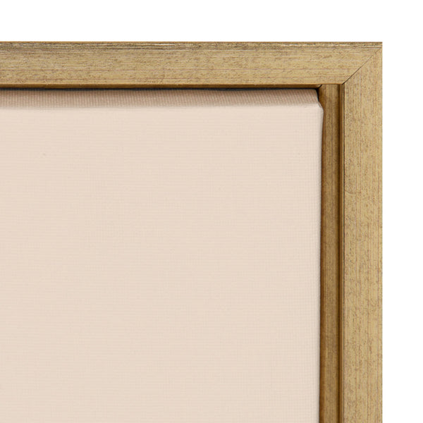 Kate & Laurel Sylvie Peace Then Waves Framed Canvas By Kate Aurelia Holloway