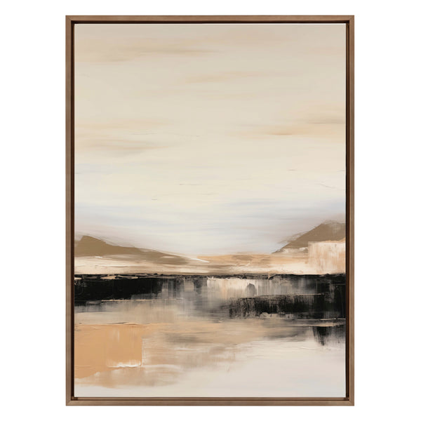 Kate & Laurel Sylvie Peaceful Landscape II Framed Canvas By Amy Lighthall