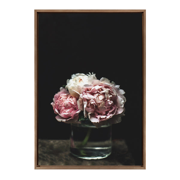 kate & laurel Sylvie Peony Framed Canvas by Alicia Abla