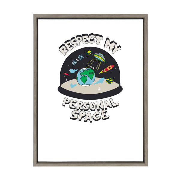 kate & laurel Sylvie Personal Space Framed Canvas by The Creative Bunch Studio