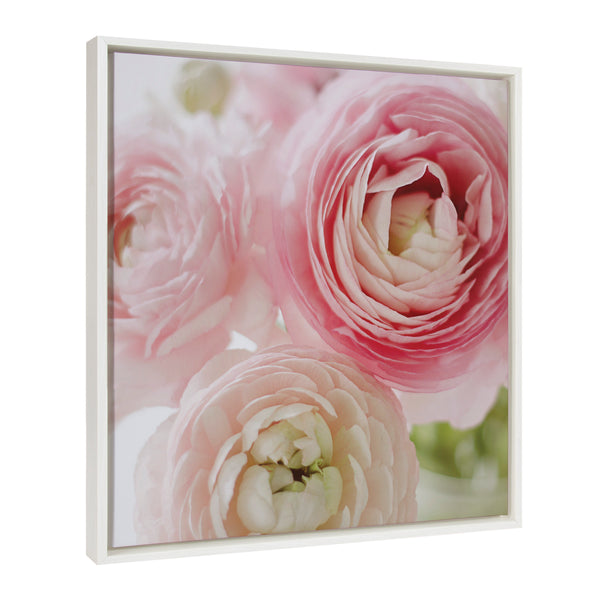 kate & laurel Sylvie Pink Dreams Framed Canvas by Kristy Campbell