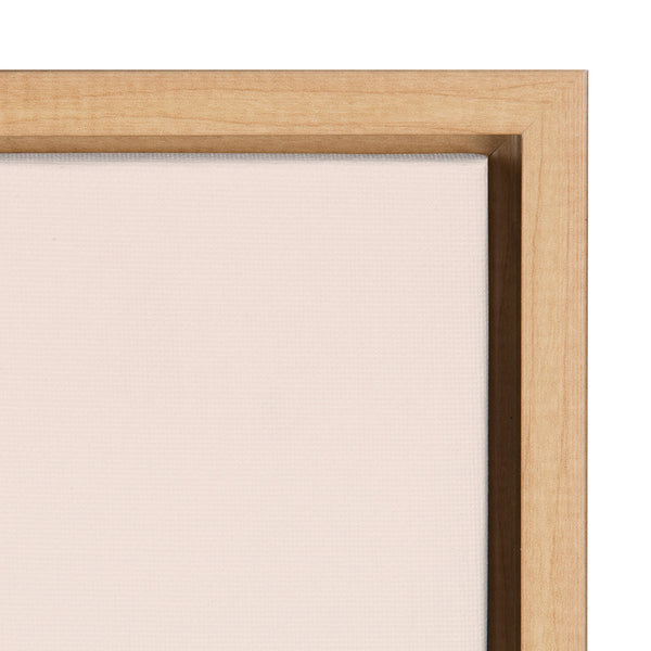 Kate & Laurel Sylvie Pink Palm Tree Paradise Framed Canvas By Caroline Mint