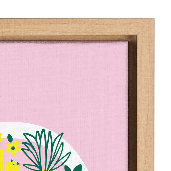 Kate & Laurel Sylvie Plant Based Framed Canvas By Maria Filar