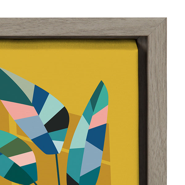 Kate & Laurel Sylvie Plant Lady Framed Canvas By Rachel Lee Of My Dream Wall