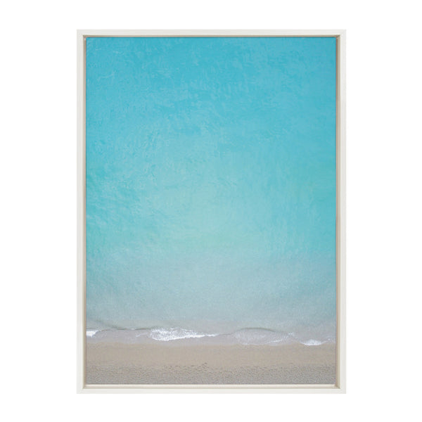 kate & laurel Sylvie Postiano 7 Framed Canvas by Rachel Bolgov
