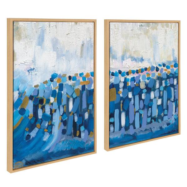 Kate & Laurel Sylvie Queen Elizabeth II Framed Canvas Art Set By Leah Nadeau