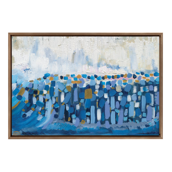 Kate & Laurel Sylvie Queen Elizabeth II Framed Canvas By Leah Nadeau