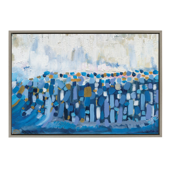 kate & laurel Sylvie Queen Elizabeth II Framed Canvas by Leah Nadeau