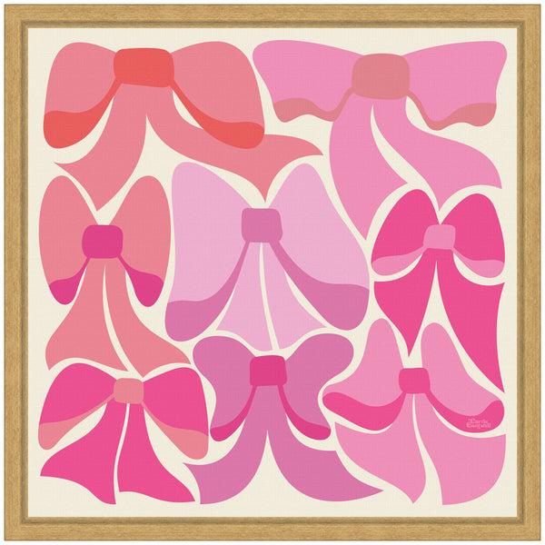 Kate & Laurel Sylvie Rain Bows 2 Framed Canvas By Carrie Cantwell