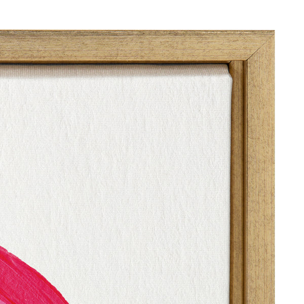 Kate & Laurel Sylvie Rainbow Collection Framed Canvas By Cat Coquillette