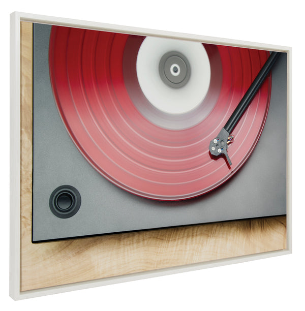 Kate & Laurel Sylvie Red Vinyl Framed Canvas By Emiko And Mark Franzen Of F2Images