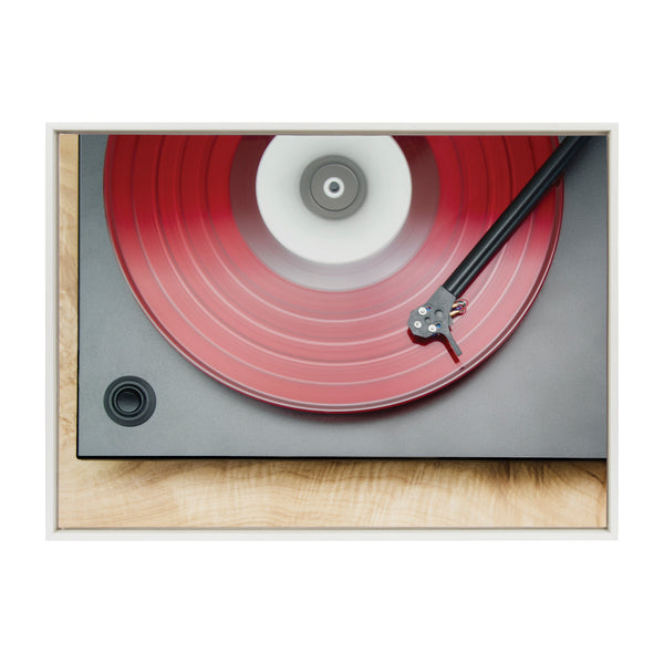 Kate & Laurel Sylvie Red Vinyl Framed Canvas By Emiko And Mark Franzen Of F2Images