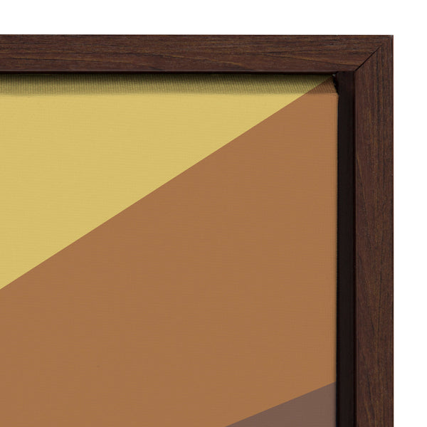 Kate & Laurel Sylvie Retro Sunset Framed Canvas By The Creative Bunch Studio