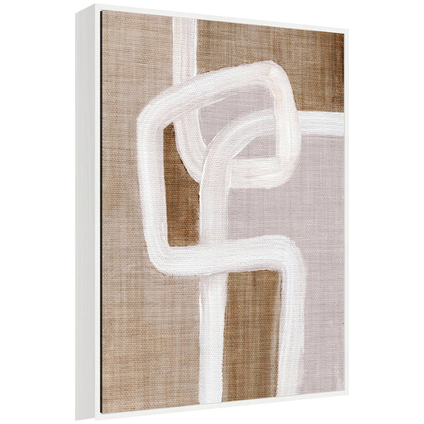 kate & laurel Sylvie Rhythmic Lines l Framed Canvas by Nikita Jariwala