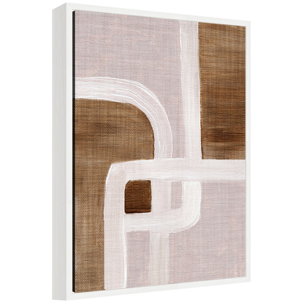 kate & laurel Sylvie Rhythmic Lines ll Framed Canvas by Nikita Jariwala