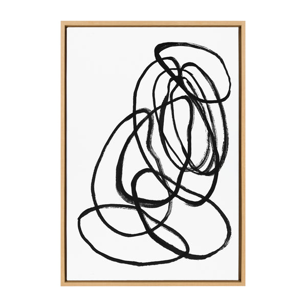 Kate & Laurel Sylvie Ring Of Light 2 Framed Canvas By Nikki Chu