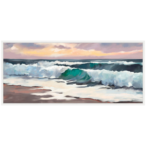 Kate & Laurel Sylvie Roll Tide Framed Canvas By Mary Sparrow