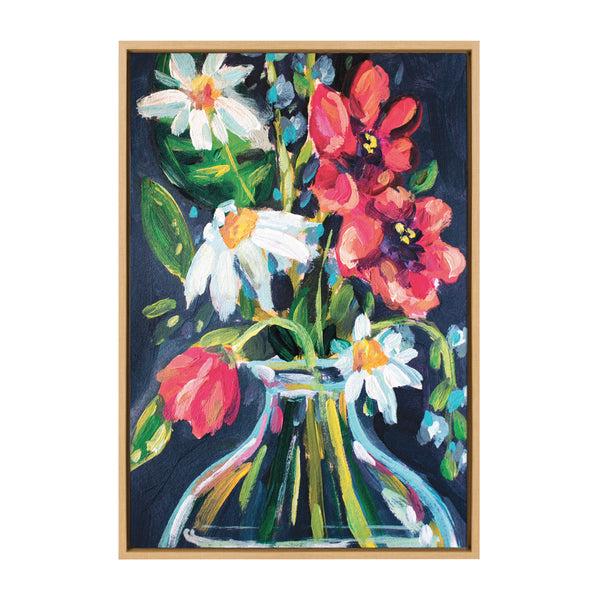 Kate & Laurel Sylvie Romantic Silhouettes Framed Canvas By Rachel Christopoulos