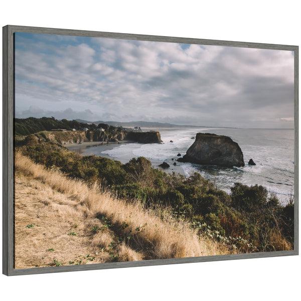 kate & laurel Sylvie Rugged Coastal Landscape Framed Canvas by Patricia Hasz of Patricia Rae Photography