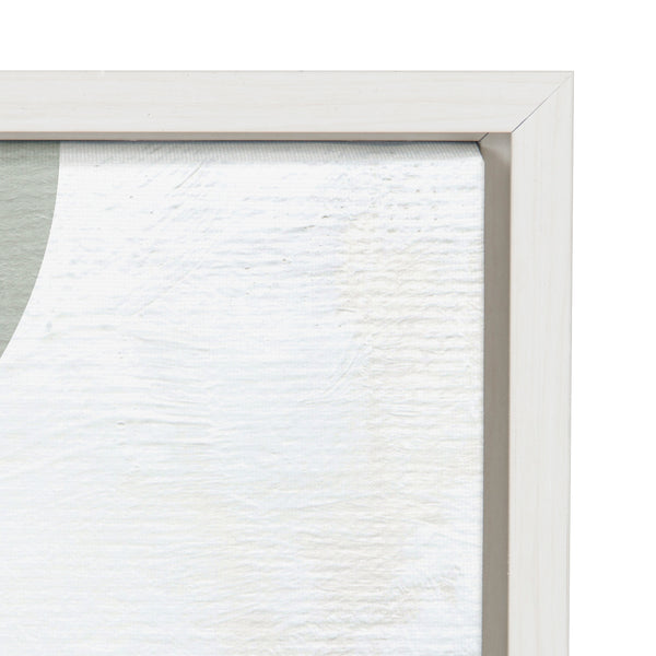 Kate & Laurel Sylvie Sahara Gray 2 Framed Canvas By Alexander Ginzburg