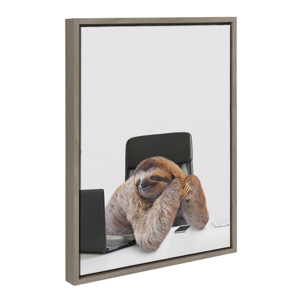 Kate & Laurel Sylvie Sam Director Of Shipping Framed Canvas By The Creative Bunch Studio