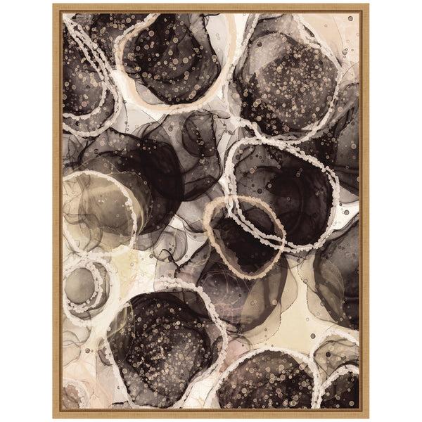 Kate & Laurel Sylvie Sand Detail #1 Framed Canvas By Alicia Bock