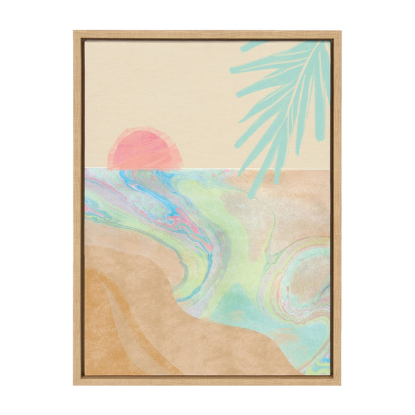 kate & laurel Sylvie Satisfy My Soul Framed Canvas by Kasey Free