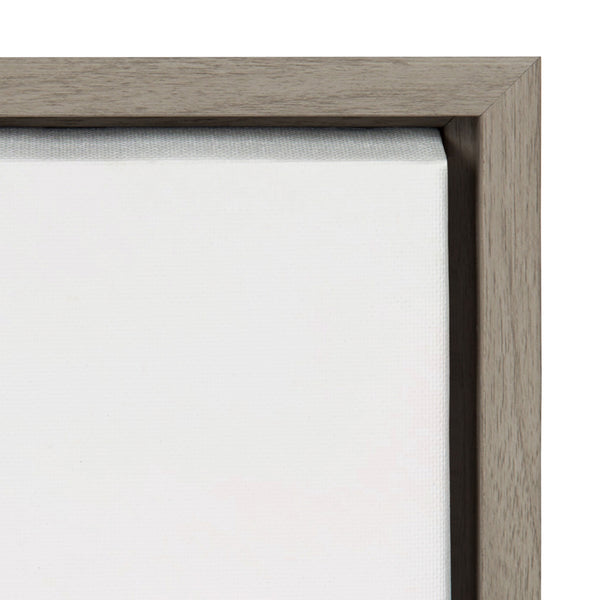 Kate & Laurel Sylvie Sea Salt Sand And Sun Framed Canvas By Dominique Vari