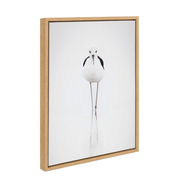 Kate & Laurel Sylvie Seagull Framed Canvas By Tai Prints