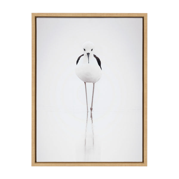 kate & laurel Sylvie Seagull Framed Canvas by Tai Prints