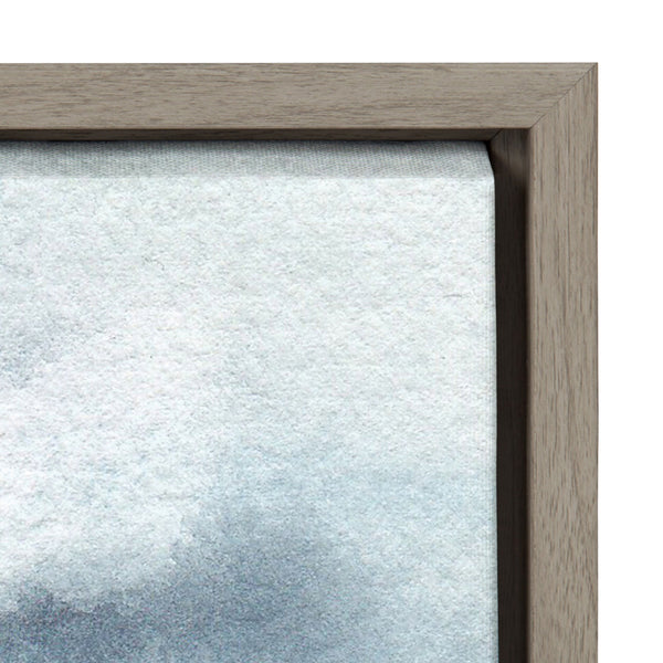 Kate & Laurel Sylvie Seascape Framed Canvas By Patricia Shaw