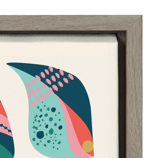 Kate & Laurel Sylvie Seashells Framed Canvas By Rachel Lee Of My Dream Wall