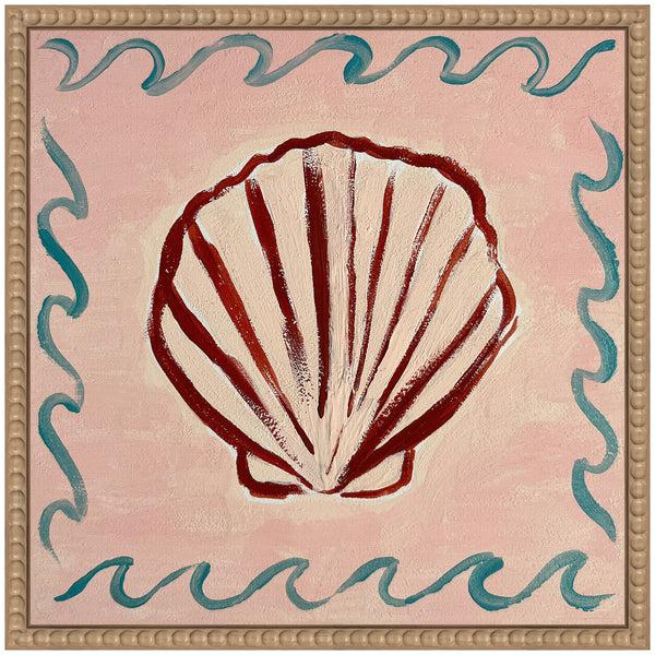 Kate & Laurel Sylvie Seaside Framed Canvas By Kate Aurelia