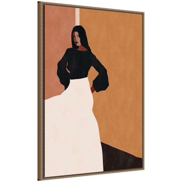 kate & laurel Sylvie Seville Framed Canvas by Alexander Ginzburg