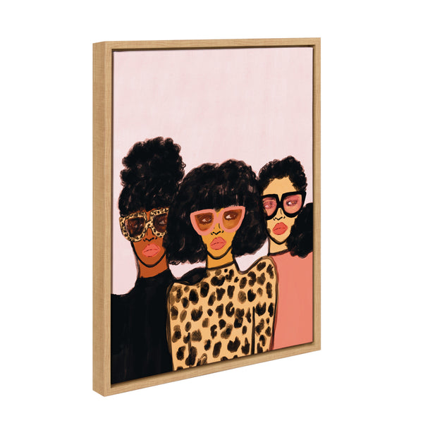 Kate & Laurel Sylvie Shade Squad Framed Canvas By Kendra Dandy