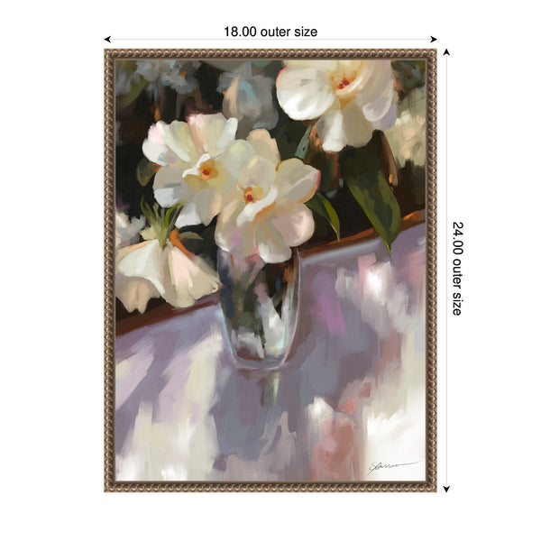 Kate & Laurel Sylvie Shadow Dance Framed Canvas By Mary Sparrow